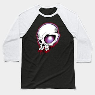 Purpleskull Baseball T-Shirt